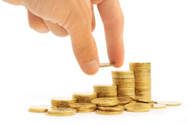 El koymak para sikke iş büyüme yığıta