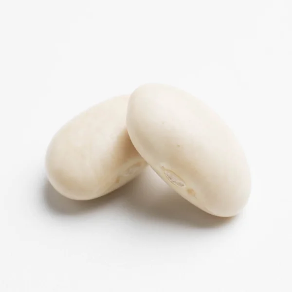 Heap White Beans Isolated White Background — Stock Photo, Image