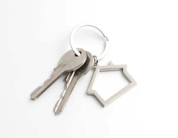 House Key Isolated White Background — Stock Photo, Image