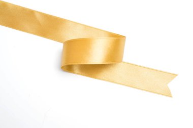 Rulo beyaz zemin üzerine altın şerit