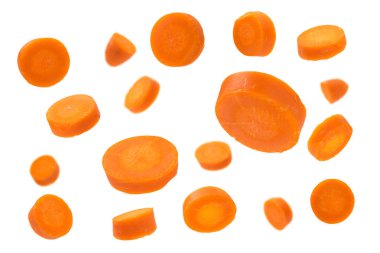 havuç sinek üzerinde izole beyaz arka plan