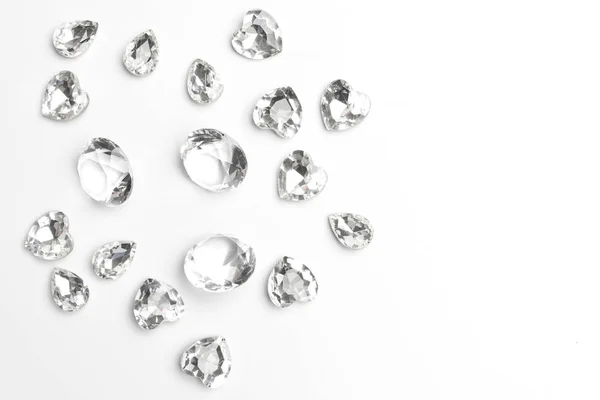 Алмаз Изолирован Белом Фоне — стоковое фото