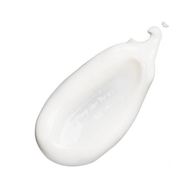 kozmetik krem beyaz izole