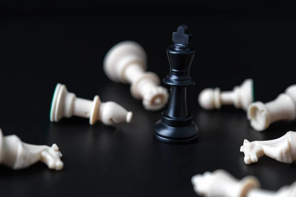 Шахова настільна гра для ідей та змагань — стокове фото