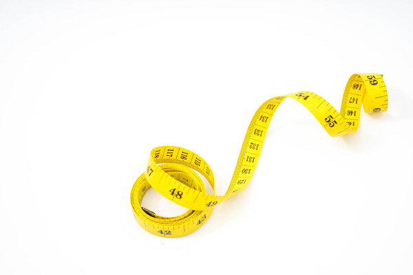 measure tape isolated over white