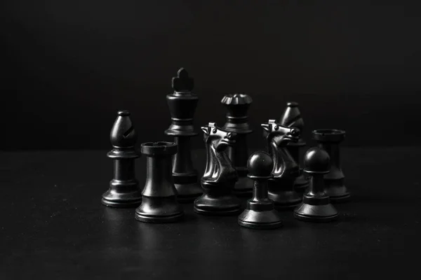 아이디어와 경쟁을위한 체스 보드 게임 — 스톡 사진