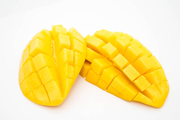 mango isolated on white 