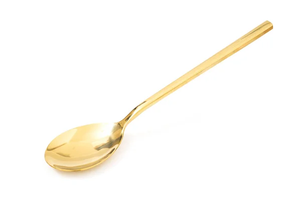 Golden isolated on a white — Stock Photo, Image