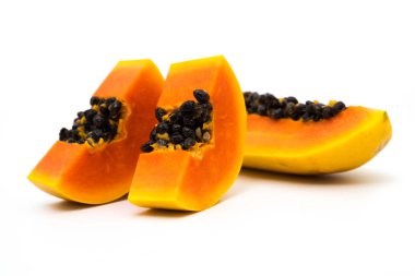 beyaz tatlı papaya dilimleri