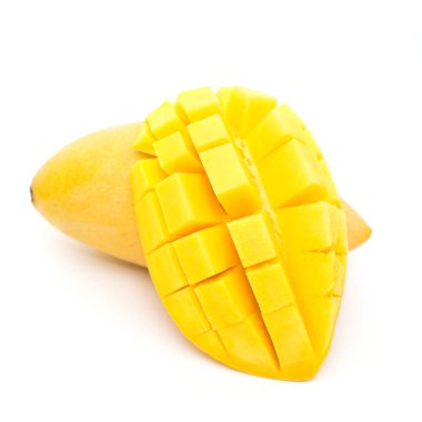 Mango beyaz üzerine izole 