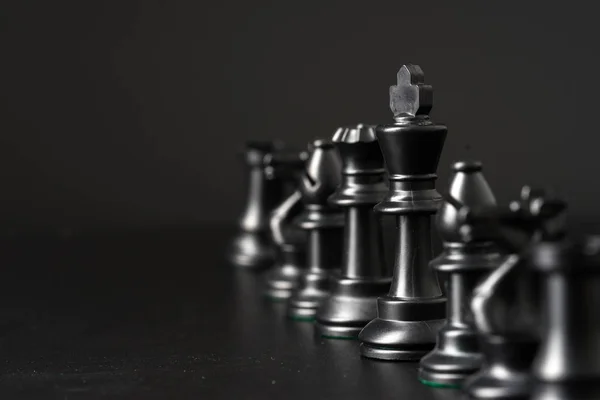 Σκάκι παιχνίδι για τις ιδέες και τον ανταγωνισμό — Φωτογραφία Αρχείου