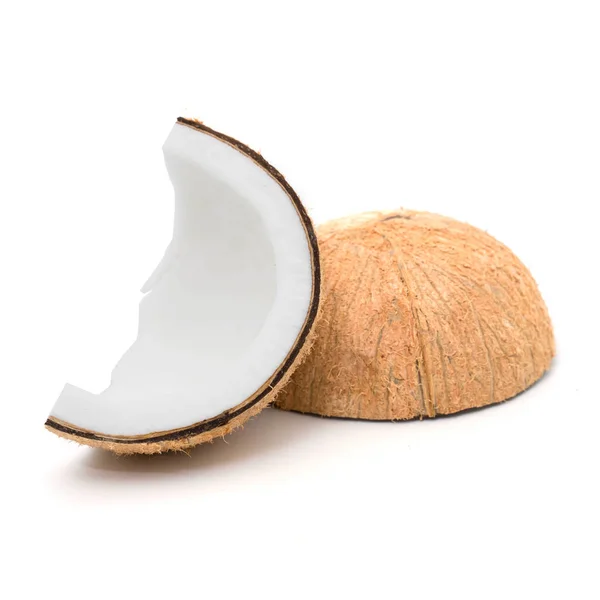 Kokosnüsse isoliert auf dem weißen — Stockfoto