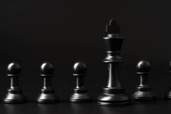कल्पना आणि स्पर्धा साठी बुद्धिबळ बोर्ड खेळ — स्टॉक फोटो, इमेज