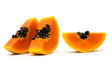 beyaz tatlı papaya dilimleri