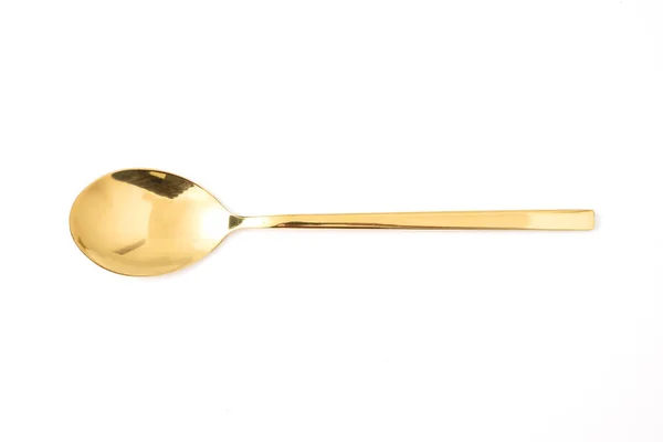 Golden isolated on a white — Stock Photo, Image