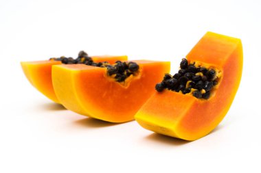 beyaz tatlı papaya dilimleri