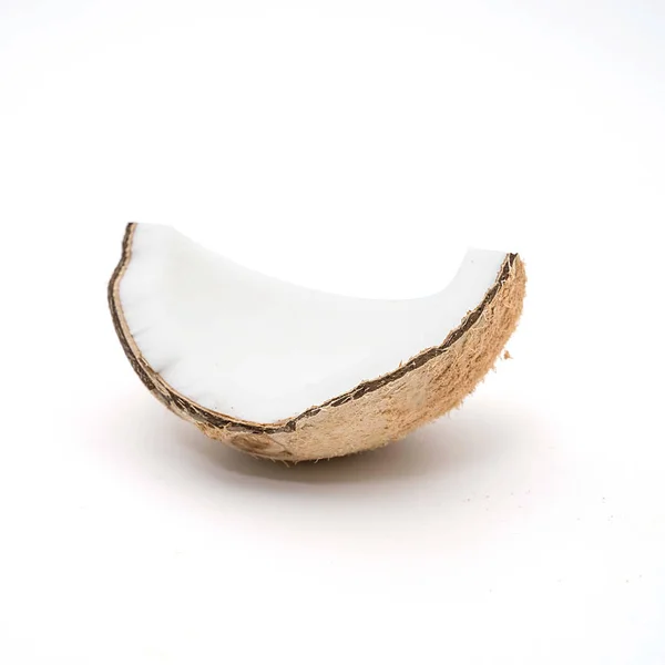 Noix de coco isolées sur le blanc — Photo