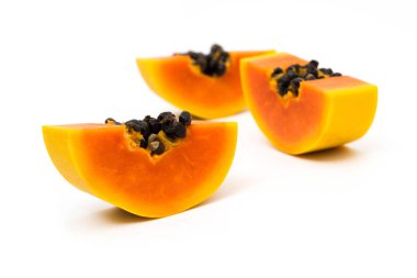 beyaz tatlı papaya dilimleri