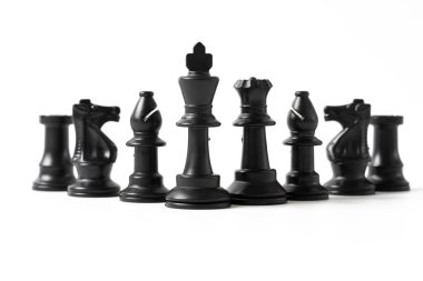 beyaz izole satranç