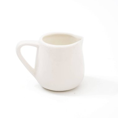 beyaz süt ile süt sürahi