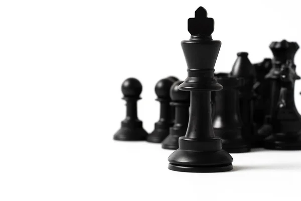 Šachy izolovaných na bílém — Stock fotografie