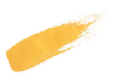 Beyaz arkaplanda altın desenli boya lekesi