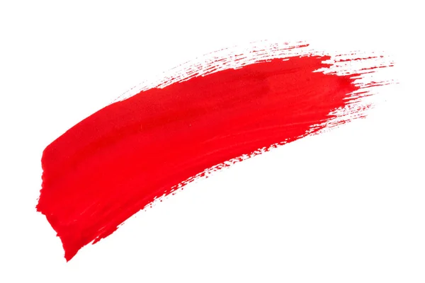 Rode Aquarel Witte Achtergrond — Stockfoto