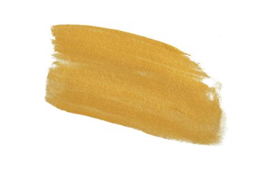 Beyaz arkaplanda altın desenli boya lekesi