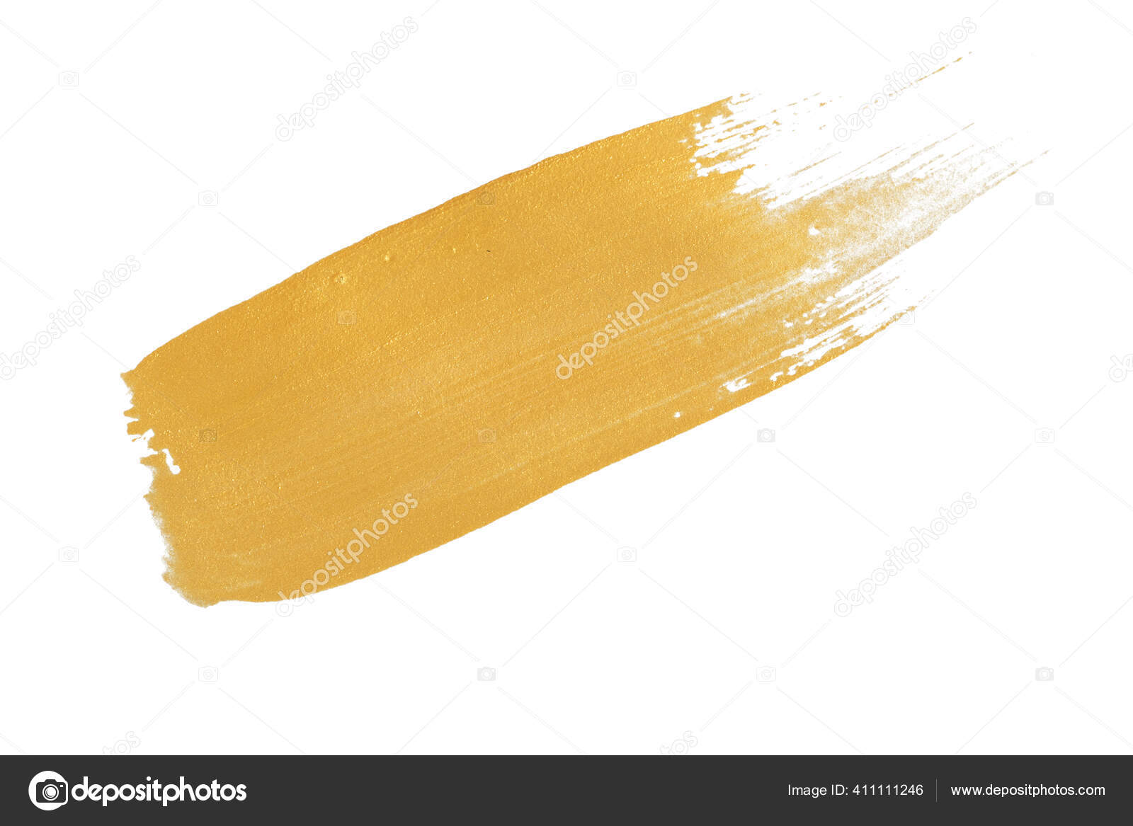 Gold Texture Paint Stain White Background Stock Photo by ©onairjiw