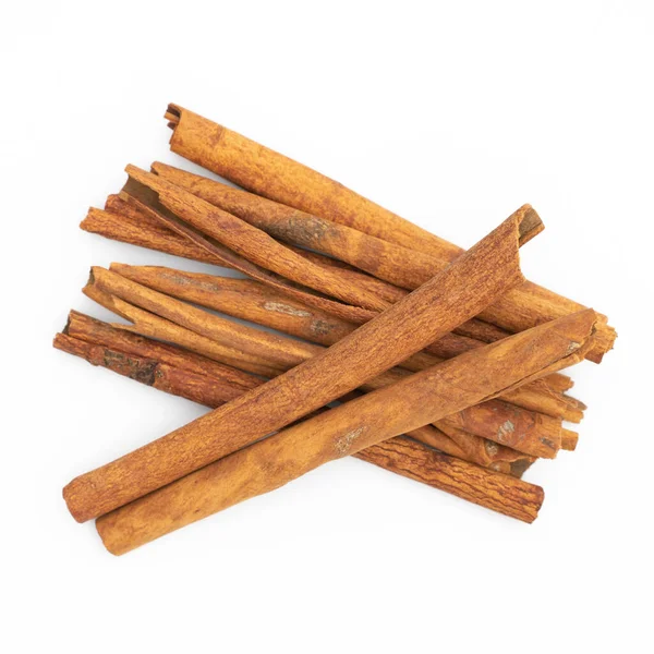 Cinnamon Sticks Isolated White Background — Stock Photo, Image