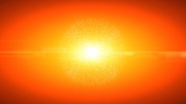 Arka plan resmi kayan parçacıkları ile turuncu havai fişek patlama dağıtmak güzel.