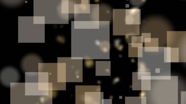 siyah arka plan dikdörtgen vario parçacıkların bir çeşitlilik vardır