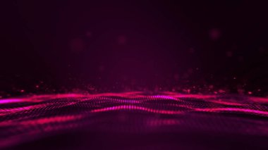 Köpüklü ile dijital siyah arka plan pembe ışık bölümü