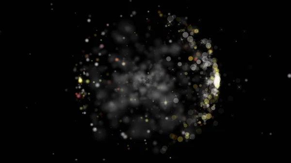Μαύρο ψηφιακή αφηρημένα φόντο με αφρώδη κύμα σωματίδια — Φωτογραφία Αρχείου