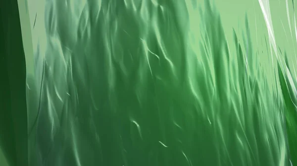 아름 다운 흔들리는 직물 처럼 녹색 배경 — 스톡 사진