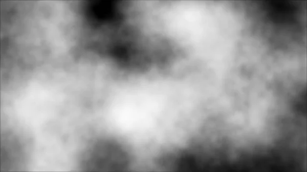 Fekete digitális absztrakt háttér fehér köd felhők scatter — Stock Fotó