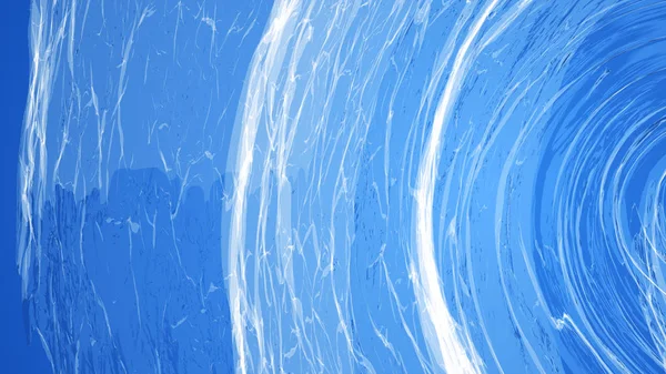 blue and white background, beautiful vortex