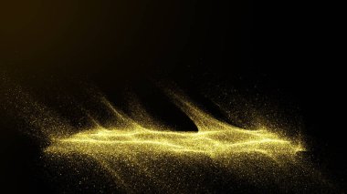 küçük parçacıklar ile koyu kahverengi arka plan ışık w toplandı