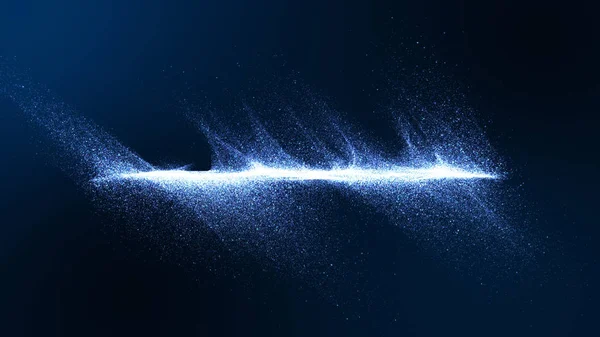 Dark blue digital background signatures with small particles gat
