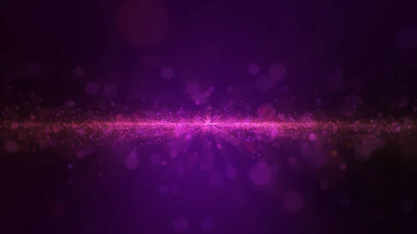 Glow purple dust particale glitter sparks abstract background fo — Stock Photo, Image