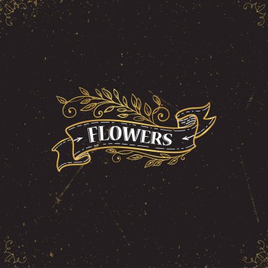 Vektör altın logo şablonu