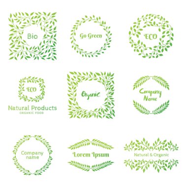 Vektör Eko öğeleri kümesi