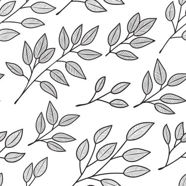 Dikişsiz bitki deseni.