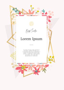 Çerçeve vektör şablonu