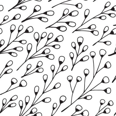 Dikişsiz bitki deseni.