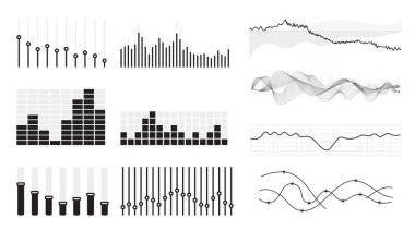 Vektör müzik ses dalgaları