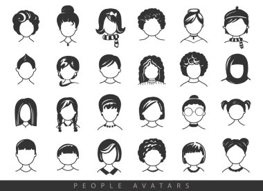 Basit avatar simgeleri