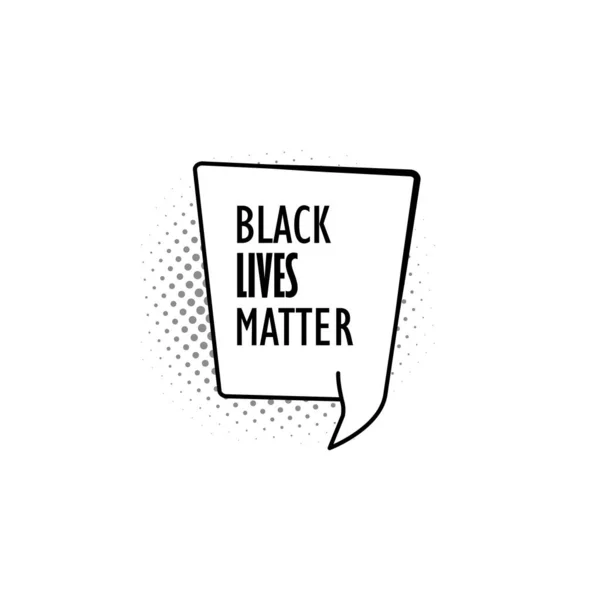 Negro vive la materia vector ilustración — Vector de stock