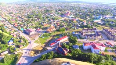 Omsk bölgesindeki bir dinlenme merkezinde kış tatili