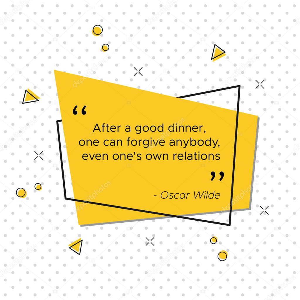 Irish poet Oscar Wilde quote for Thanksgiving Day